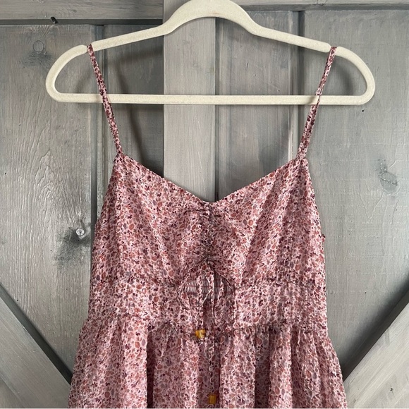 Seersucker Keyhole Tiered Midi Dress in Cottage Garden size 10 NWOT‎ - Picture 7 of 15